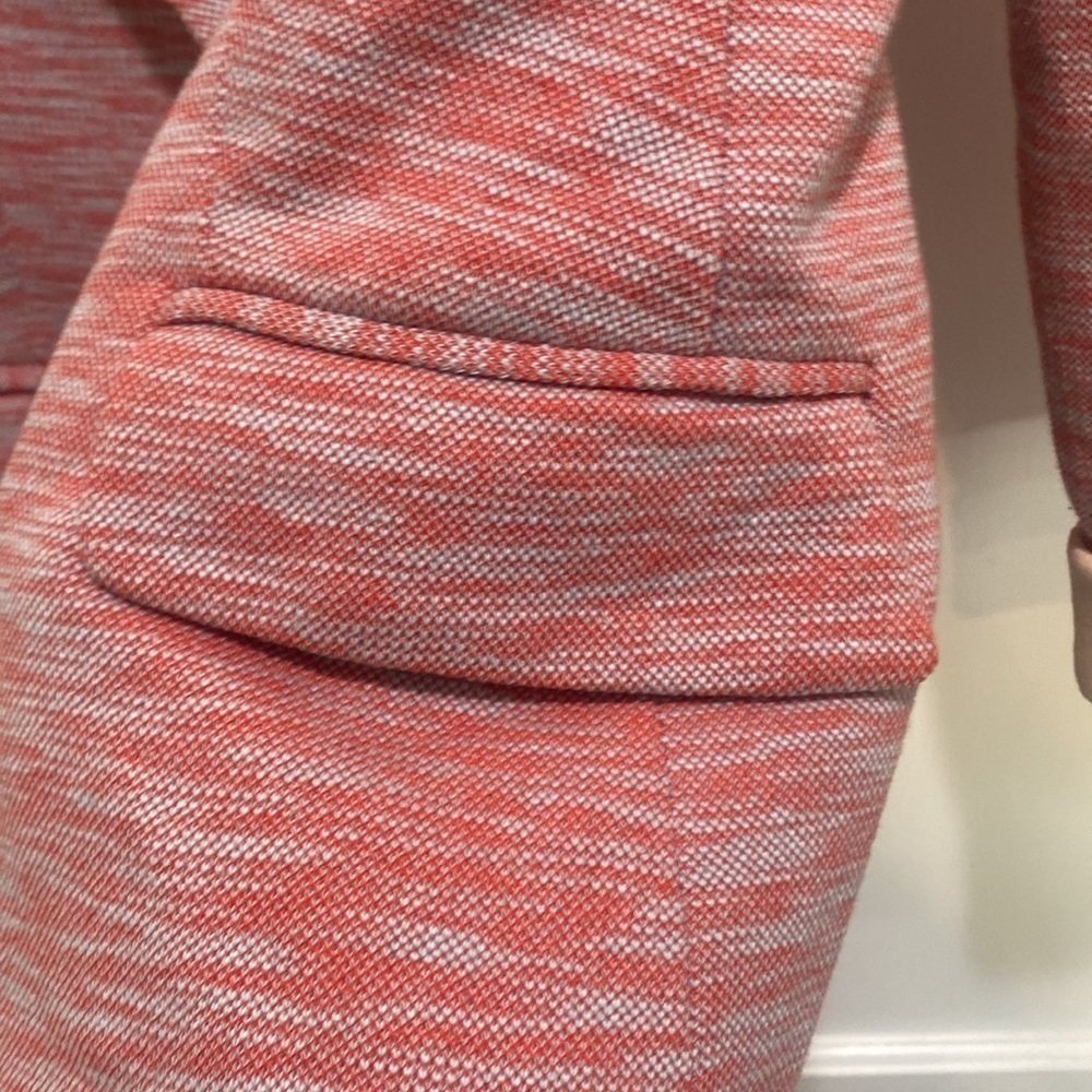 Anthropologie pink space dyed knit Cartonnier Blazer small - Picture 6 of 10
